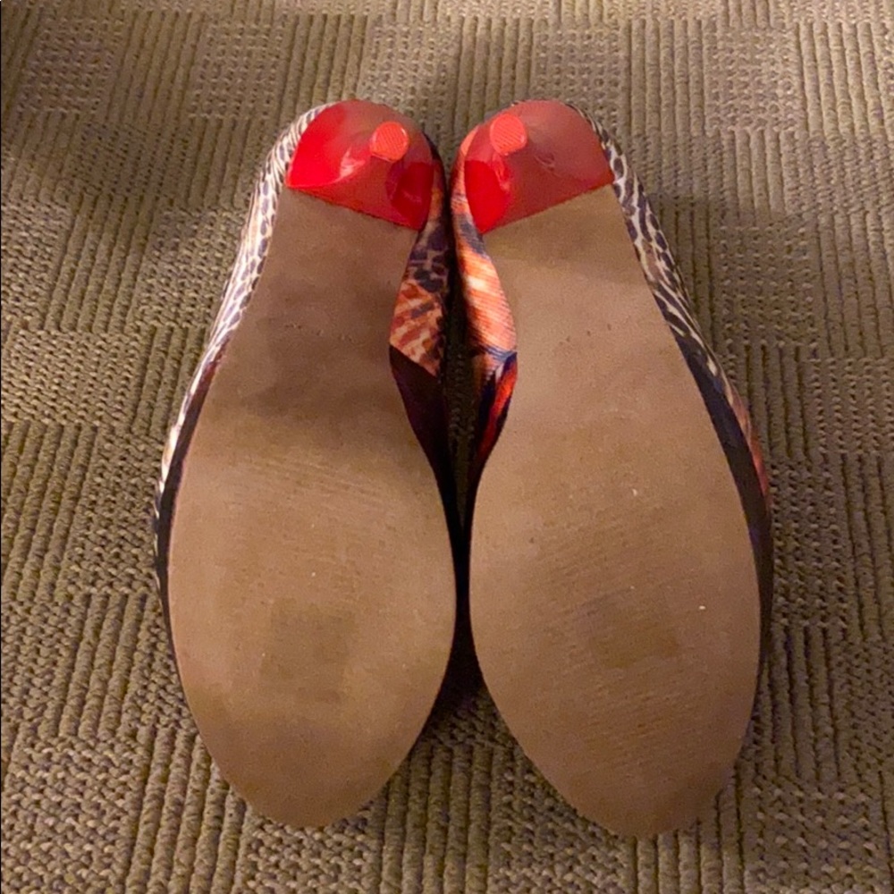 ALDO Jerolda Pumps Shoes Heels Size 7 Orange Multi - Picture 3 of 8
